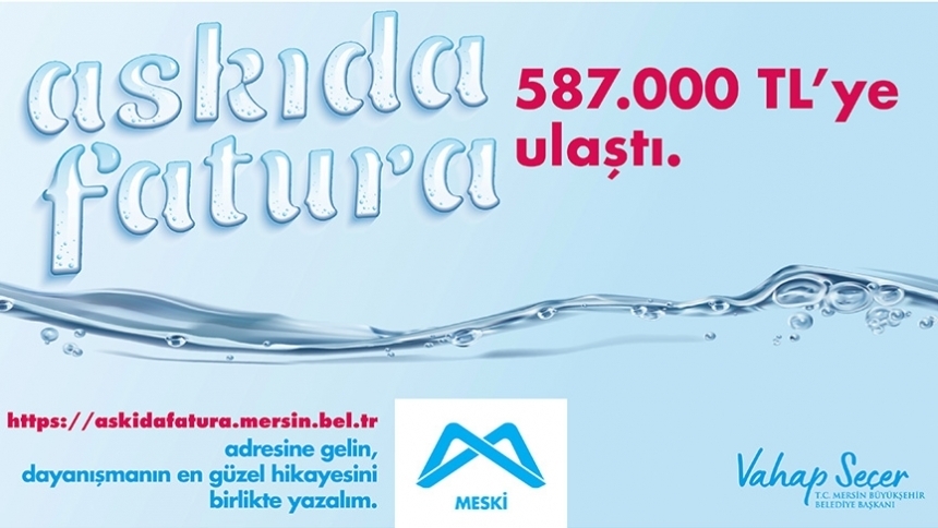 Askıda Fatura 587 Bin 81 Tl’ye Ulaştı