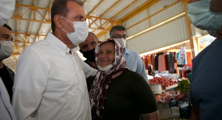 Başkan Seçer 2. bölgeye çıkarma yaptı