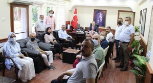 Başkan Yılmaz'dan Bozdemir'e ziyaret