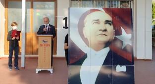 Sınav'da Atatürk'ü anma töreni