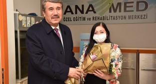 Başkan Kılınç'tan özel çocuklara anlamlı ziyaret