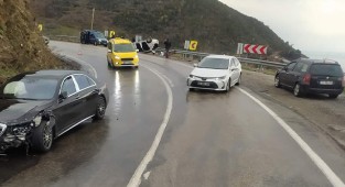 Uçarı'da trafik kazası
