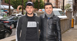 Ali Burhan oğlunu askere gönderdi