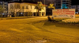 Başkan Kılınç'tan pankartlı hatırlatma
