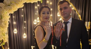 Doğan Güneş ile Kübra Aslan nişanlandı