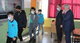 Okullarda deprem tatbikatı yapıldı