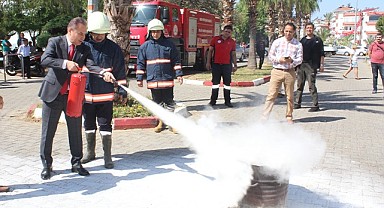 Hükümet Konağı'nda yangın tatbikatı yapıldı