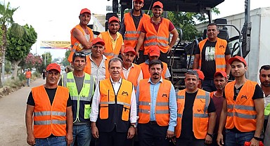 Başkan Seçer Anamur'da yol çalışmalarını inceledi