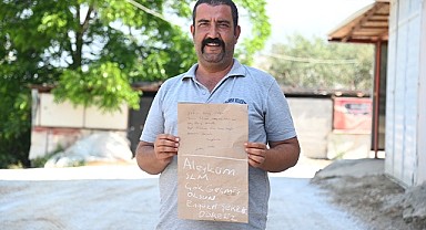 Kılınç vatandaşın talebini geri çevirmedi