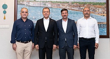 Karan ve Kocabıyık'dan Başkan Seçer'e ziyaret