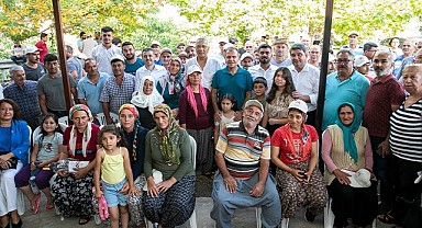 Başkan Seçer, Mezitli kırsalında vatandaşlarla buluştu
