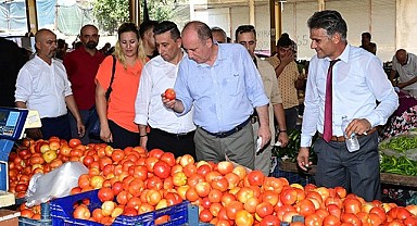 Muharrem İnce, Anamur'da esnafı ziyaret etti