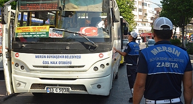 Zabıtadan yolcu güvenliği için denetim