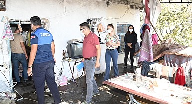Anamur Belediyesi çöp ev temizliği gerçekleştirdi