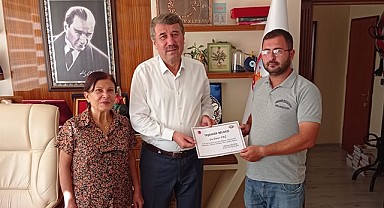 Belediye personelinden örnek davranış