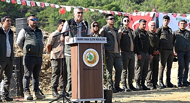 Fidanlar toprakla buluşturuldu