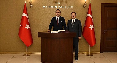 AK Parti Sözcüsü Çelik'ten Vali Pehlivan'a ziyaret