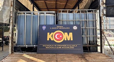 Mersin'de kaçak akaryakıt operasyonu