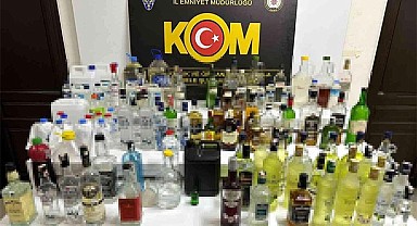 Mersin'de yılbaşı öncesi sahte alkol operasyonu