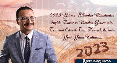 Recep Kurtkaya'dan yeni yıl mesajı