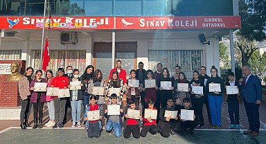 Sınav Koleji öğrencilerine başarı belgesi