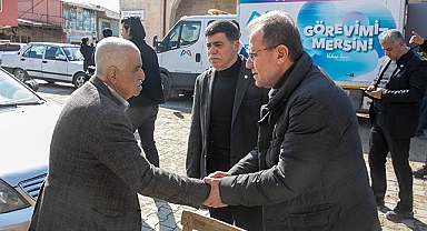 Başkan Seçer, hafta sonunu deprem bölgelerinde geçirdi
