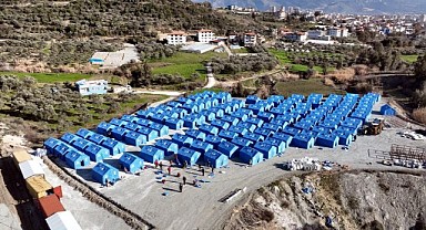 Büyükşehir, Hatay'da bin 500 kişilik çadır kent kuruyor