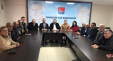 CHP'li Saydam, Yenişehir İlçe örgütünü ziyaret etti