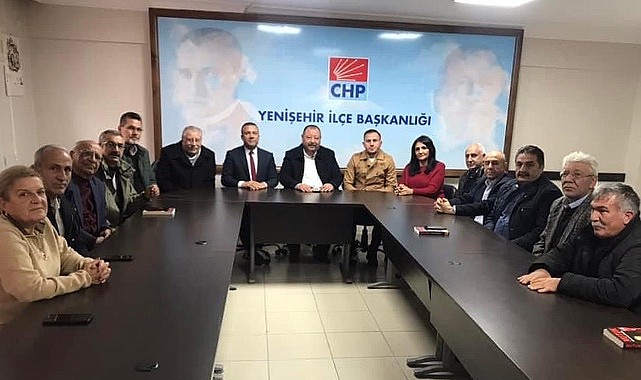 CHP'li Saydam, Yenişehir İlçe örgütünü ziyaret etti
