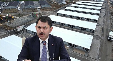 Bakan Kurum duyurdu: Prefabrik evler teslim ediliyor