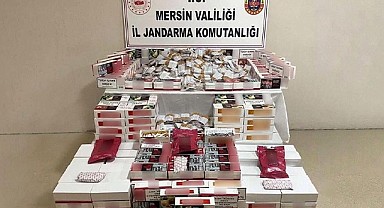 Mersin'de sahte içki ve kaçak sigara operasyonu