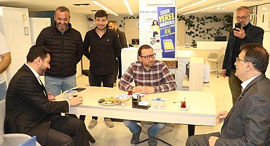 Bakan Dönmez'den Eskişehir’de esnaf ziyareti