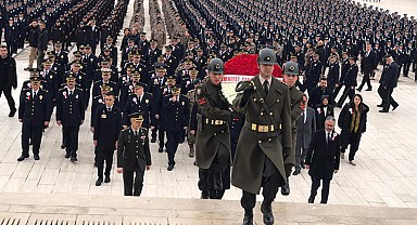 Emniyet teşkilatından Anıtkabir'e ziyaret