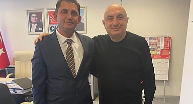 Erdem Şakrucu'dan Engin Özkoç'a ziyaret