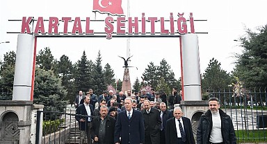 Kayseri protokolünden şehitlere anlamlı ziyaret