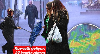 Son dakika... Meteoroloji'den yeni hava durumu raporu! 27 kentte sarı alarm: Ankara, İstanbul, Bursa...