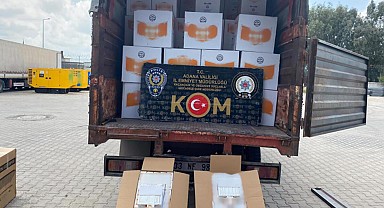 Adana'da 56 milyon 490 bin makaron ele geçirildi: 24 gözaltı