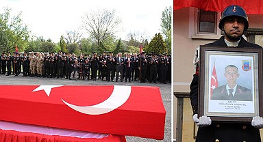 Nevşehir'de, kaza şehidi Uzman Onbaşı Oğuzhan Kabayel için tören