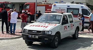 Tarsus'ta hastanede yangın çıktı