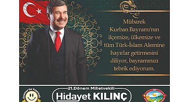 Başkan Kılınç'tan Kurban Bayramı mesajı
