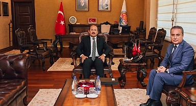 Vali Pehlivan, Kaymakam Bozdemir ile görüştü