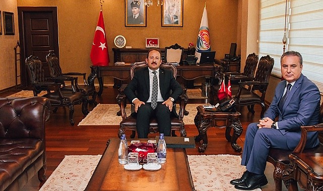 Vali Pehlivan, Kaymakam Bozdemir ile görüştü