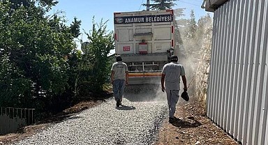 Anamur Belediyesi yaylalarda asfalt çalışmasını tamamladı