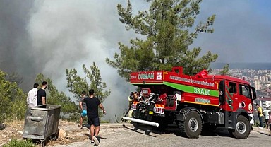Erdemli'de orman yangını kontrol altına alındı