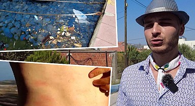 Foça sahili istila ettiler! Hastanelere başvurular arttı