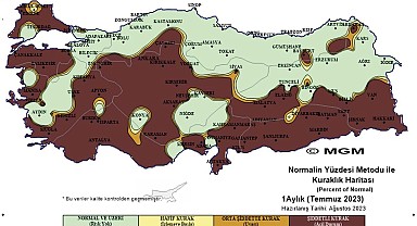 Kuraklığın haritası