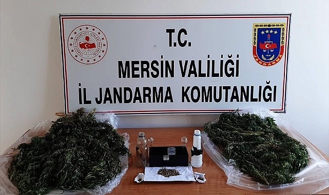 Mersin'de 7 kilo esrar ele geçirildi