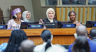 Emine Erdoğan: Çocuklarımızın güven içinde yaşayacağı bir dünya inşa etmek hepimizin asli görevi