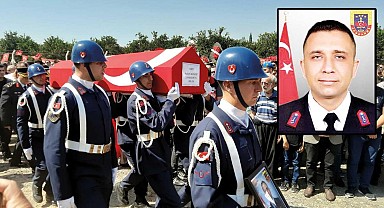 Şehit astsubay uğurlandı