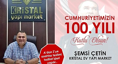 Şemsi Çetin'den Cumhuriyet Bayramı mesajı